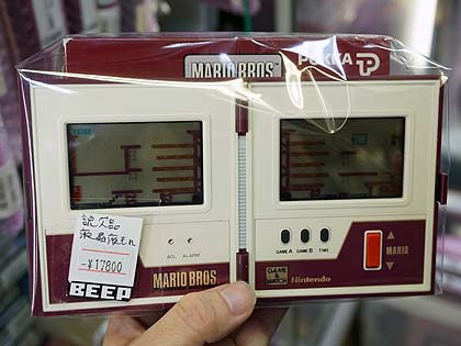 マリオブラザーズのゲーム＆ウォッチが税込1.9万円、POKKA景品版