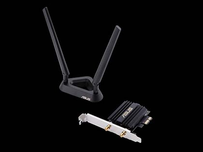 ASUSのWi-Fi 6+Bluetooth 5.0対応PCIeカード「PCE-AX58BT」が発売