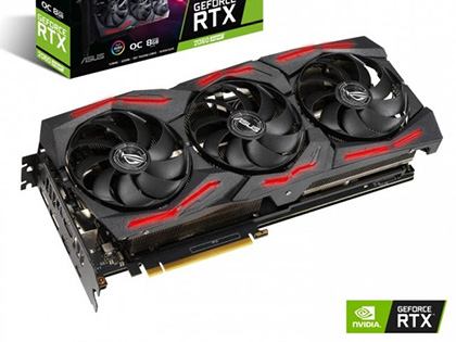 独自の3連ファンを搭載した「ROG-STRIX-RTX2060S-O8G-EVO-GAMING」が