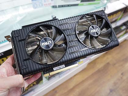 最安クラスのGeForce RTX 3060 TiがPalitから、デュアルファンクーラー