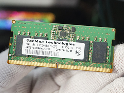 SanMax製DDR5メモリのサンプル展示スタート、SO-DIMMもあり - AKIBA PC