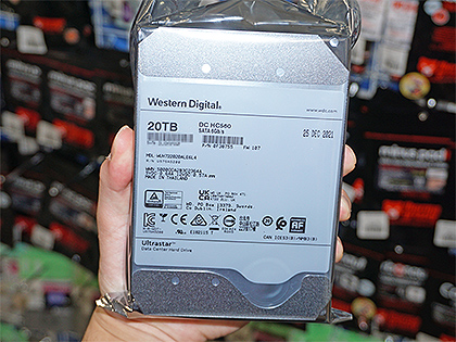 WD「Ultrastar DC HC560」の20TB HDDが入荷、OptiNANDテクノロジー採用