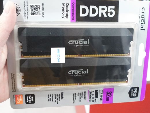 Crucial ProのDDR5-6000 16GBメモリが2製品、XMP/EXPO両対応 - AKIBA