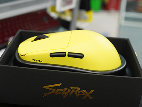 36g±3の超軽量マウス「SCYROX V8」に新色のイエローモデル - AKIBA PC