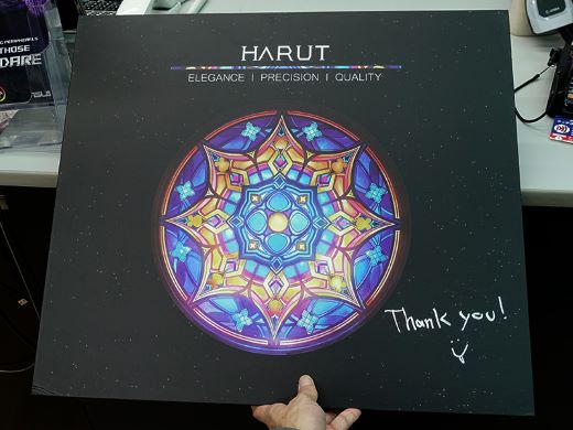 Lock-On HARUT ガラスマウスパッド 世界300個限定版 HARUT – Lock-On Gear