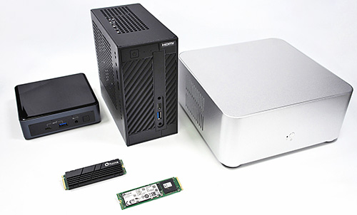 Ryzen APUもNUCも小型PCを組むならM.2 SSD、高速・手軽でエアフローも