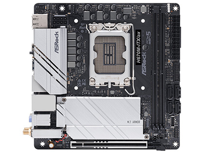 ASRockのH670マザーが3製品、DDR4メモリ対応の「H670 PG Riptide」など