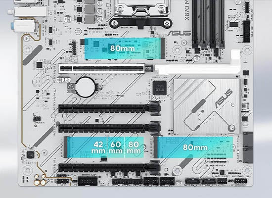 ASUSのRyzen 9000マザー「X870 MAX GAMING WIFI7 W」が発売、ドスパラ