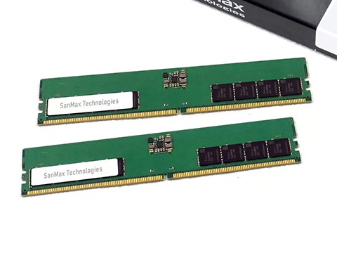 Micron製DRAM採用のDDR5-4800メモリがSanMaxから、32GB×2枚組 - AKIBA