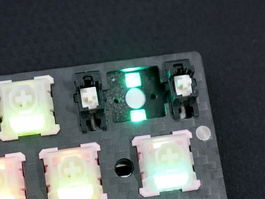 デュアルLED設計のラピトリキーボード自作基板「Arbiter Studio TENKO