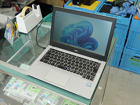 第8世代Core i5搭載のNEC製12.5型モバイルノートが14,800円、中古PC