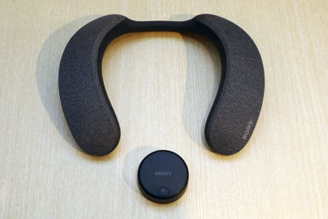 ソニー、ブラビアXRでDolby Atmosの音響を楽しめるネックスピーカー