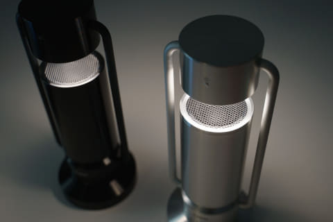 キヤノンからBluetoothスピーカー。照明一体型の「albos」 - AV Watch