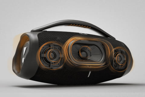 JBL、LE Audio/防塵対応の特大スピーカー「BOOMBOX3」 - AV Watch