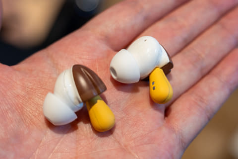 きのこの山ワイヤレスイヤホン」3月26日発売。Makuakeで限定3500台