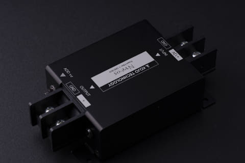 光城精工、小型化した仮想アース搭載カーオーディオ用電源フィルタ