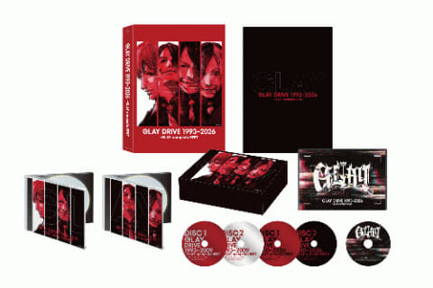 GLAY、CDプレーヤー同梱の30周年記念ベストアルバム。ジャケットは尾田