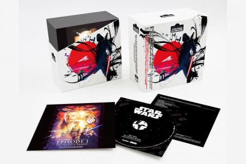 スター・ウォーズ」シリーズのサントラCD23枚組ボックス。数量限定発売