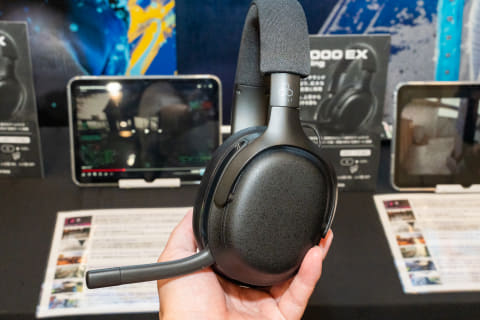 final初のゲーミングヘッドセット「VR3000 EX for Gaming」初展示。新