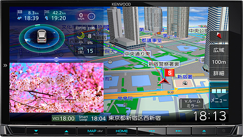 ケンウッド、“彩速ナビ”初の7V型HDパネルを搭載した「MDV-M906HDW