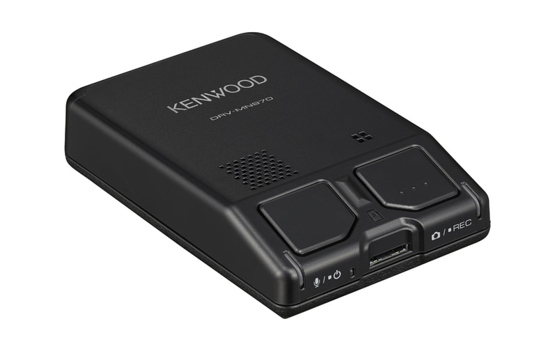 ケンウッド、前後2カメラドライブレコーダー「DRV-MN970」 2022年