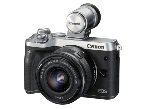 キヤノン、EOS M5の性能をフラットボディに収めた「EOS M6