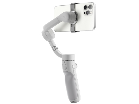 延長ロッドを内蔵した、折り畳み式スマホ用ジンバル「DJI OM 5」。約
