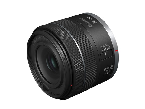 キヤノン、手ブレ補正搭載のエントリー向け標準ズーム「RF24-50mm F4.5