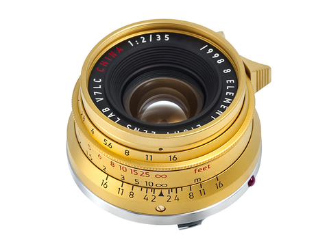LIGHT LENS LAB M 35mm f/2」に新色“ブラスゴールド”を追加。世界限定