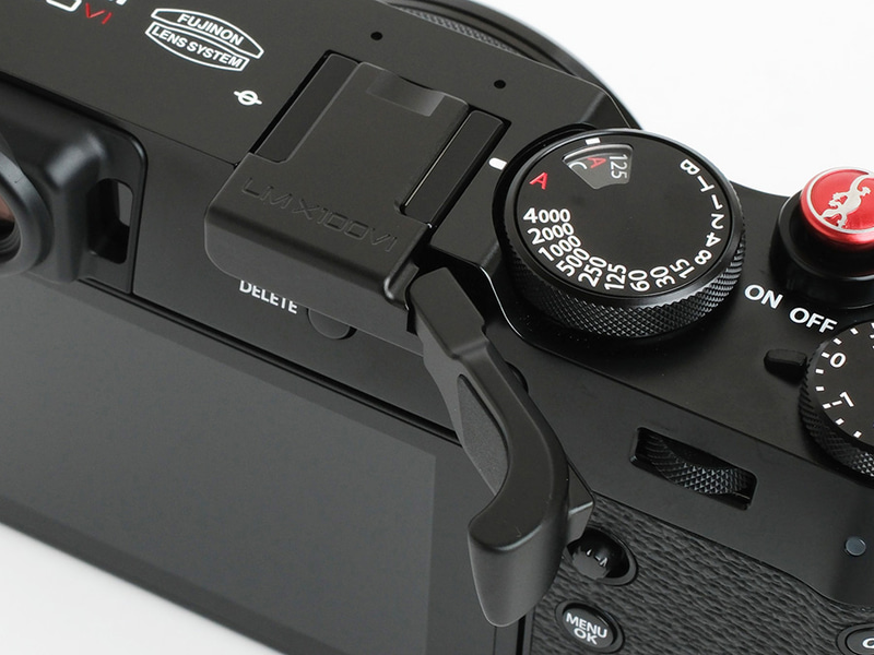 FUJIFILM X100VI／X100V専用サムレスト ホールド感向上＆不要操作の