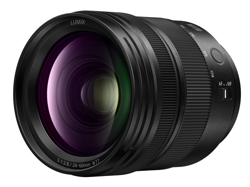 ズーム全域F2.8のLマウント標準ズームレンズ「LUMIX S 24-60mm F2.8