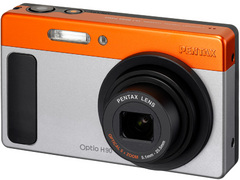 ペンタックス、ツートンカラーのスタイリッシュモデル「Optio H90