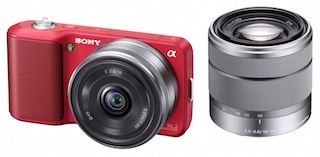 SONY NEX-3 レッド ダブルレンズキット Amazon.co.jp: SONY デジタル