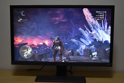 BenQ EL2870U」レビュー - GAME Watch