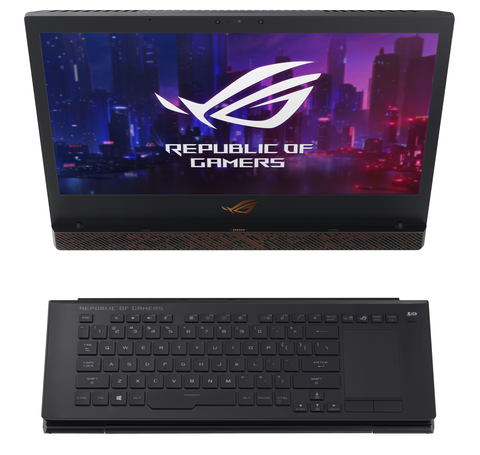 キーボードが着脱可能！ 変形型ゲーミングノートPC「ROG Mothership