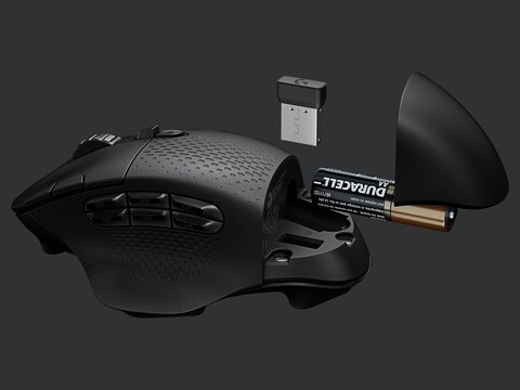 ロジクール、15個ものボタンを擁するMMORPG向けゲーミングマウス「G604