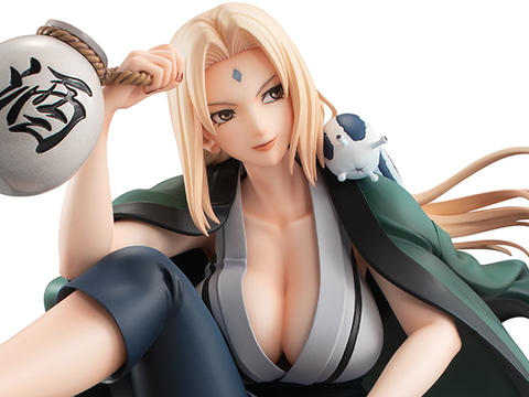 大胆すぎる胸元！ 「NARUTO‐ナルト‐ 疾風伝」より「綱手」のフィギュア