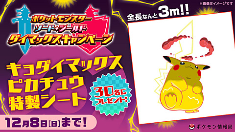 ポケモン、全長3mピカチュウシートなどの巨大グッズが当選する「ダイ