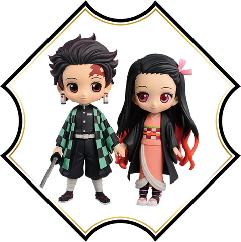 キャラシール、缶バッジ、そしてフィギュア4体！ 漫画「鬼滅の刃」20