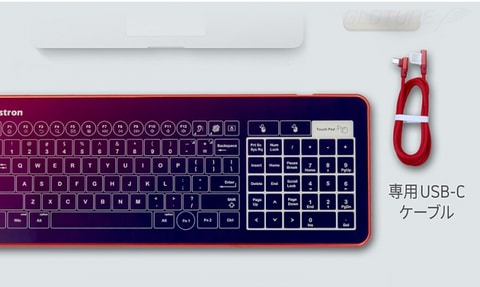 ガラス製キーボード「Bastron B10」が29,800円（税別）に！ Glotureが