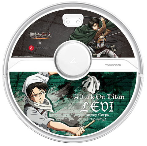 進撃の巨人」リヴァイ兵長の音声案内搭載ロボット掃除機が「ひかりTV