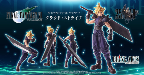 FFVII」誕生25周年記念のトレカコレクションと可動フィギュアが発売