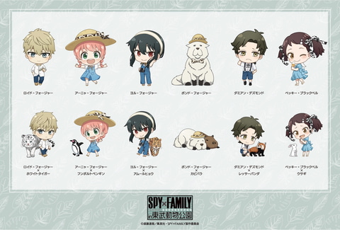 アニメ「SPY×FAMILY」と「東武動物公園」のコラボイベントが本日7月8日