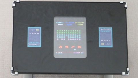 遊べる貯金箱 スペースインベーダー テーブル筐体型」は再現バッチリ