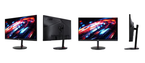 エイサー、最大540Hzのリフレッシュレートに対応する24.1インチワイド