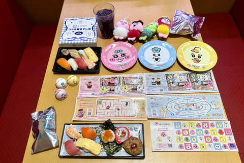 スシローの「おぱんちゅうさぎ」メニューやグッズを撮り下ろし - GAME
