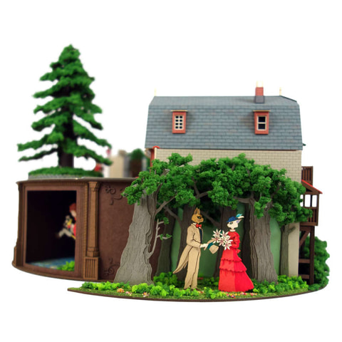 みにちゅあーとキット スタジオジブリシリーズ 耳をすませばジオラマ
