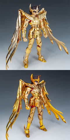 24金の輝き！ 公式ページにて「聖闘士聖衣神話EX サジタリアス星矢