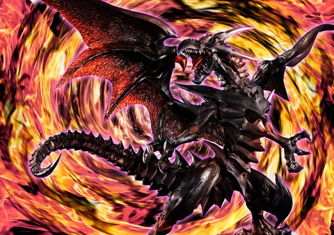 遊戯王」より真紅の眼を持つ黒竜「レッドアイズ・ブラックドラゴン」の