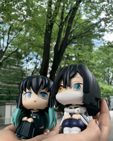 伊黒小芭内＆時透無一郎が、ちょこんと見上げる仕草が可愛い「るかっぷ